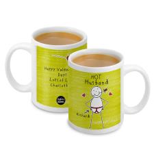 Personalised Purple Ronnie In Pants Mug